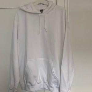 White hoodie! Brand new!